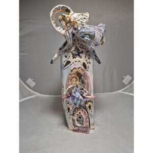 Vtg 2001 Blue Sky Clayworks HEAVENS ANGELS Christmas Decoration Heather Goldminc